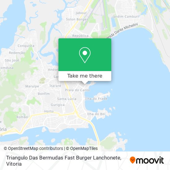 Triangulo Das Bermudas Fast Burger Lanchonete map