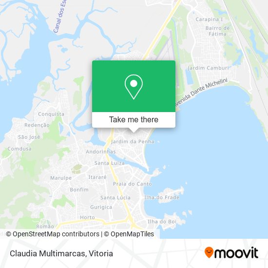 Claudia Multimarcas map