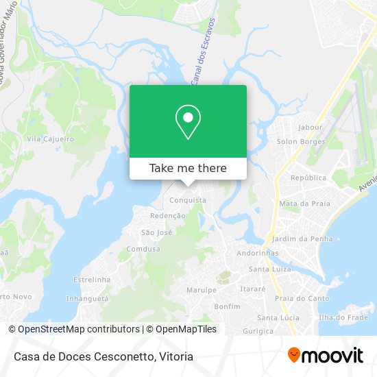 Casa de Doces Cesconetto map