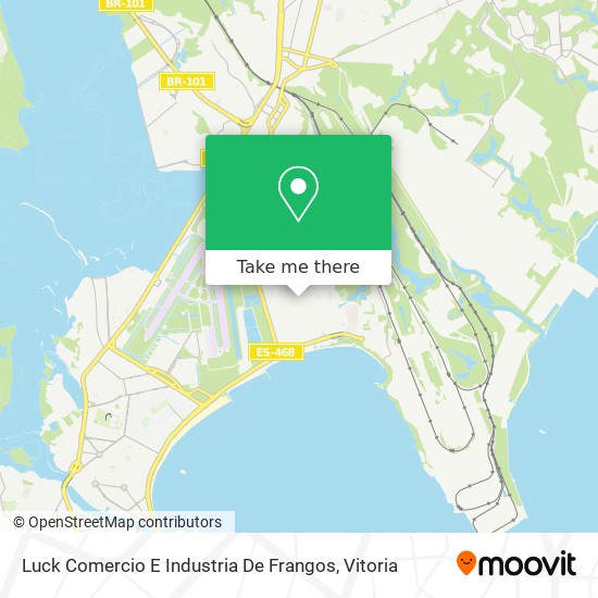 Mapa Luck Comercio E Industria De Frangos