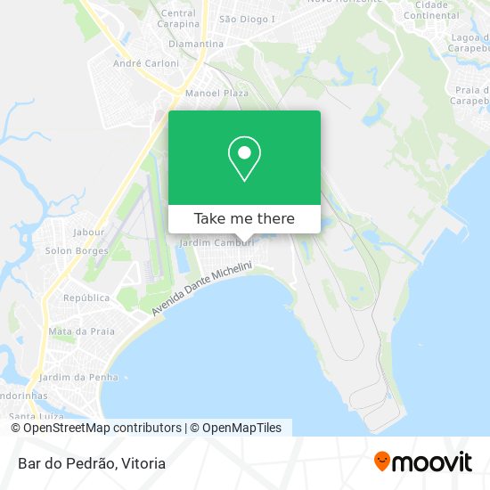 Bar do Pedrão map
