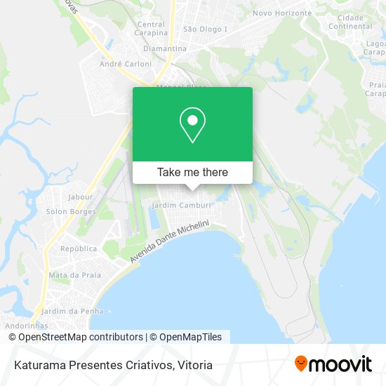 Katurama Presentes Criativos map