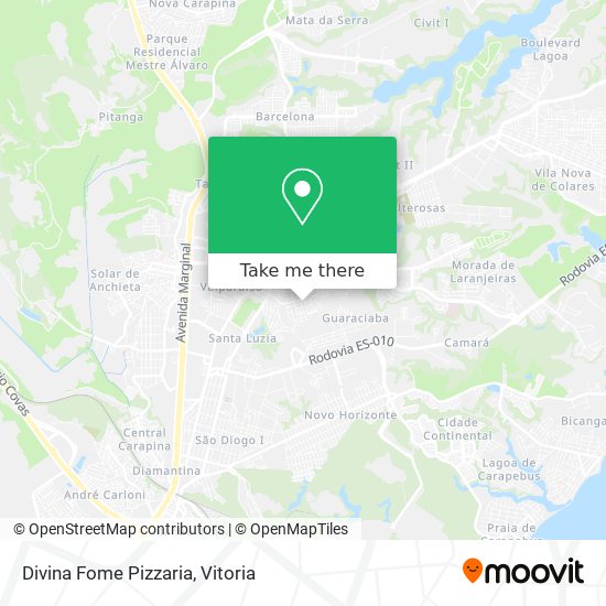 Divina Fome Pizzaria map