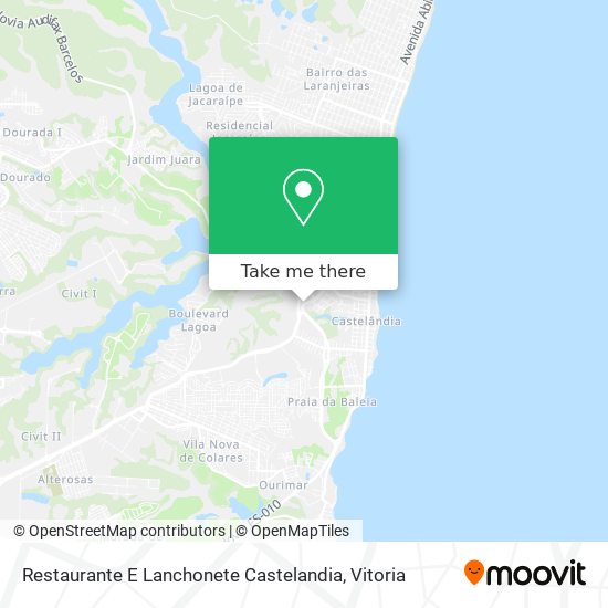 Restaurante E Lanchonete Castelandia map