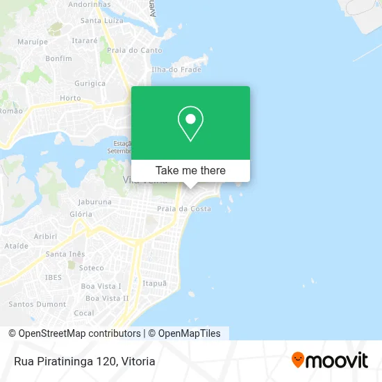 Rua Piratininga 120 map
