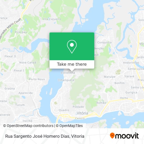 Rua Sargento José Homero Dias map