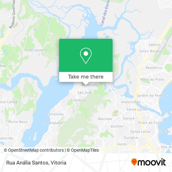 Rua Anália Santos map