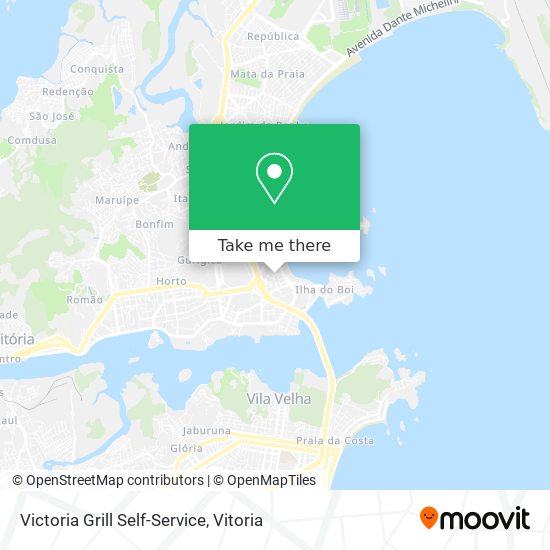 Victoria Grill Self-Service map