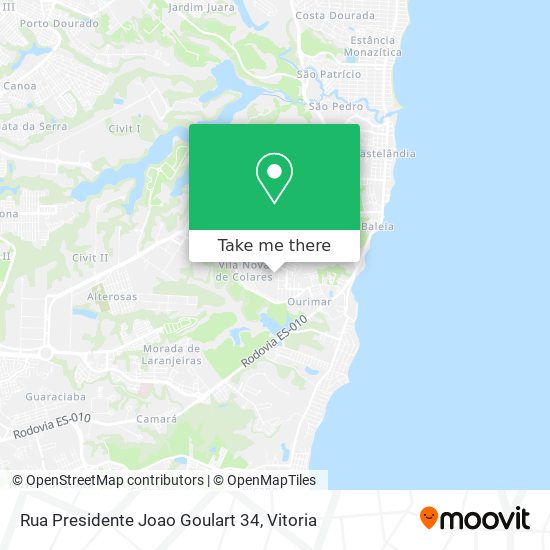 Rua Presidente Joao Goulart 34 map