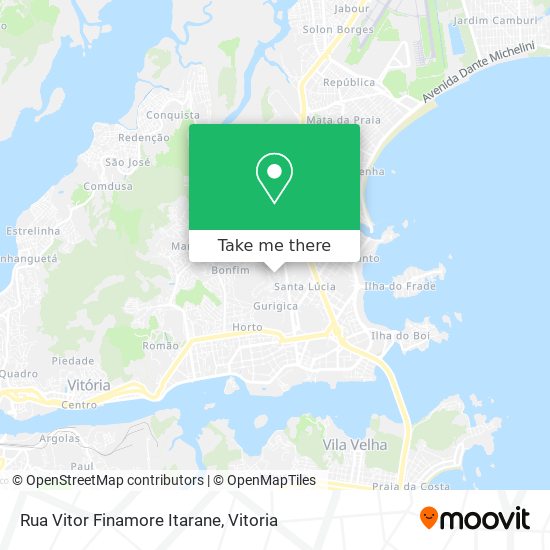 Rua Vitor Finamore Itarane map