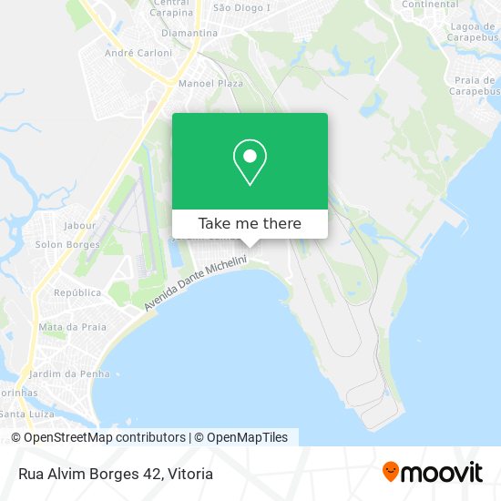 Rua Alvim Borges 42 map
