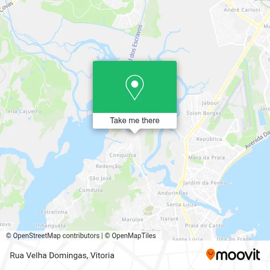 Rua Velha Domingas map