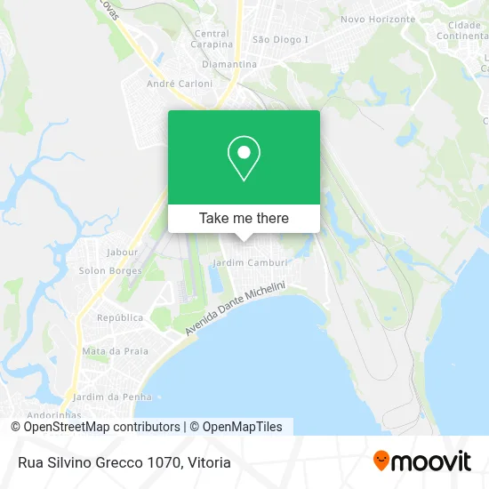 Rua Silvino Grecco 1070 map