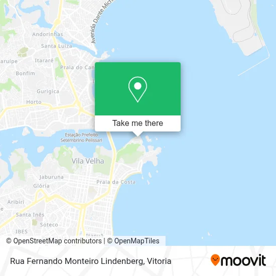 Rua Fernando Monteiro Lindenberg map