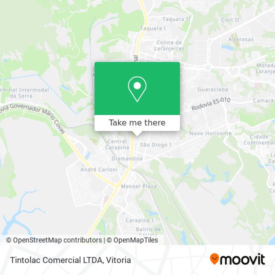 Tintolac Comercial LTDA map