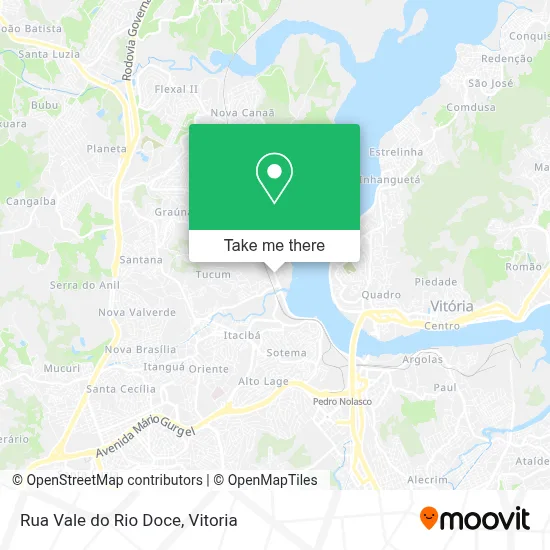Rua Vale do Rio Doce map