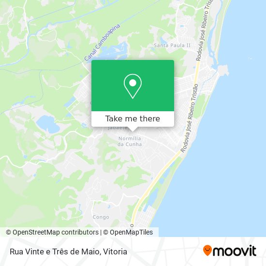 Rua Vinte e Três de Maio map