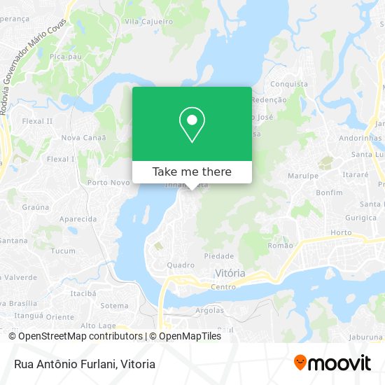 Rua Antônio Furlani map