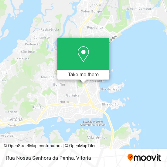 Rua Nossa Senhora da Penha map