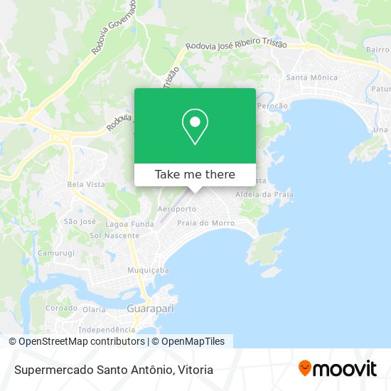 Supermercado Santo Antônio map