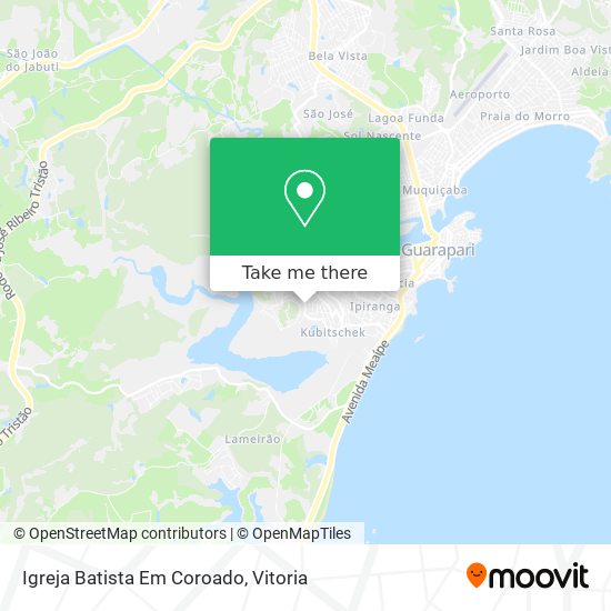 Igreja Batista Em Coroado map