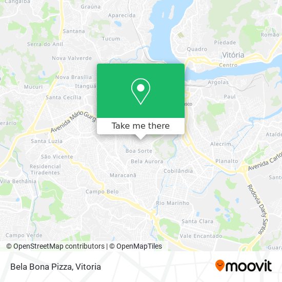 Bela Bona Pizza map