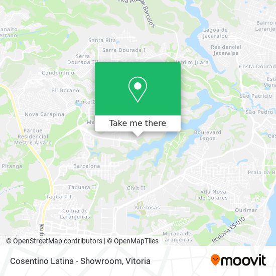 Cosentino Latina - Showroom map