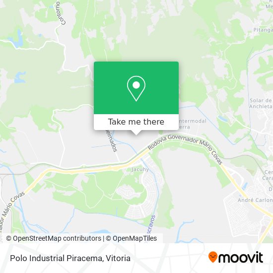 Polo Industrial Piracema map