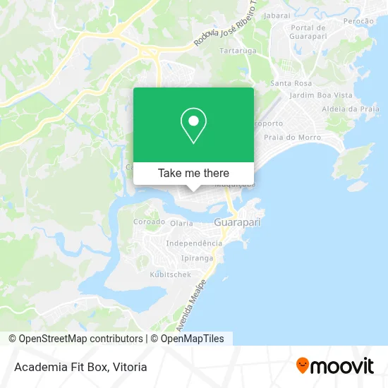 Academia Fit Box map