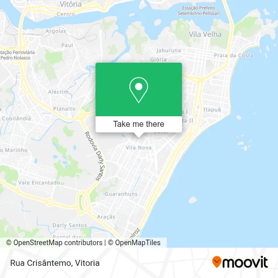 Rua Crisântemo map