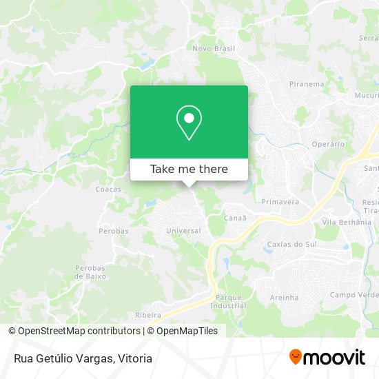 Rua Getúlio Vargas map