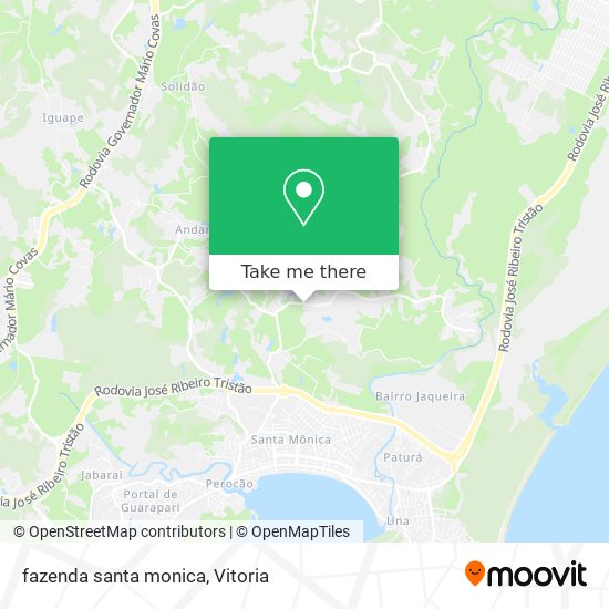 fazenda santa monica map