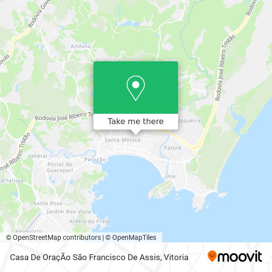 Casa De OraçÃo São Francisco De Assis map