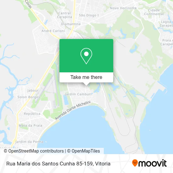 Rua Maria dos Santos Cunha 85-159 map
