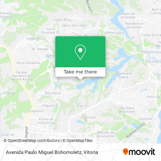 Avenida Paulo Miguel Bohomoletz map