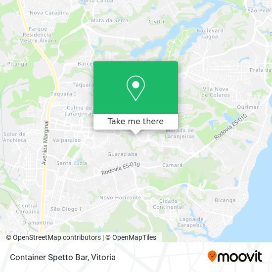 Container Spetto Bar map