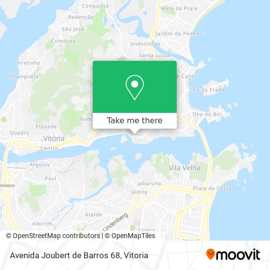 Mapa Avenida Joubert de Barros 68