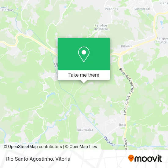 Rio Santo Agostinho map