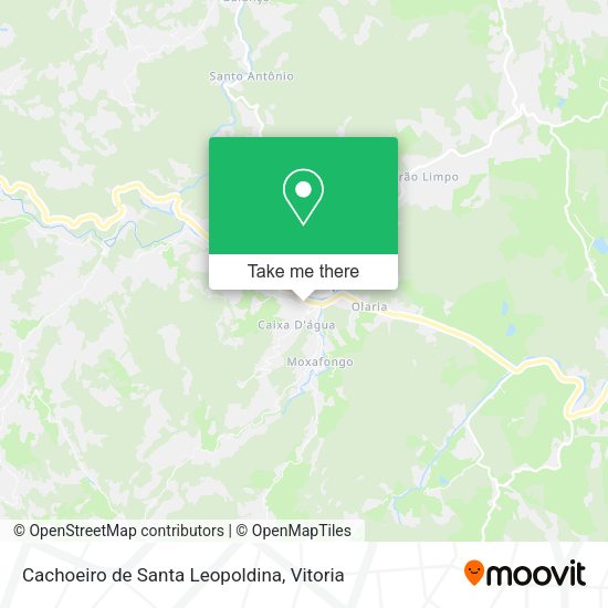 Cachoeiro de Santa Leopoldina map