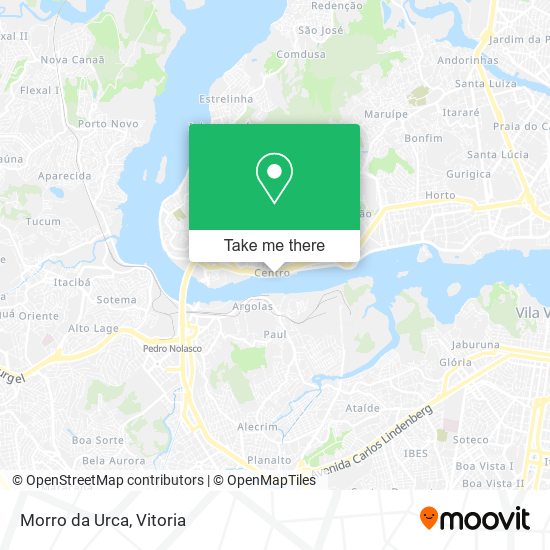 Morro da Urca map