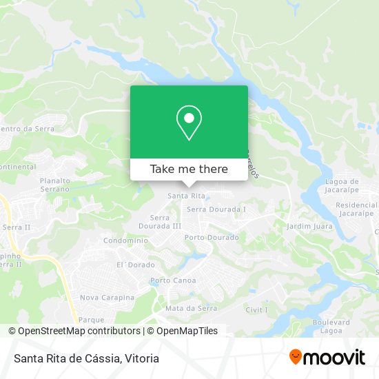 Santa Rita de Cássia map