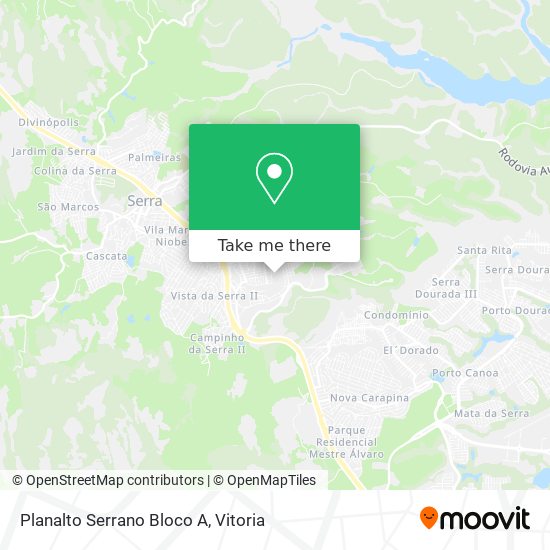 Planalto Serrano Bloco A map