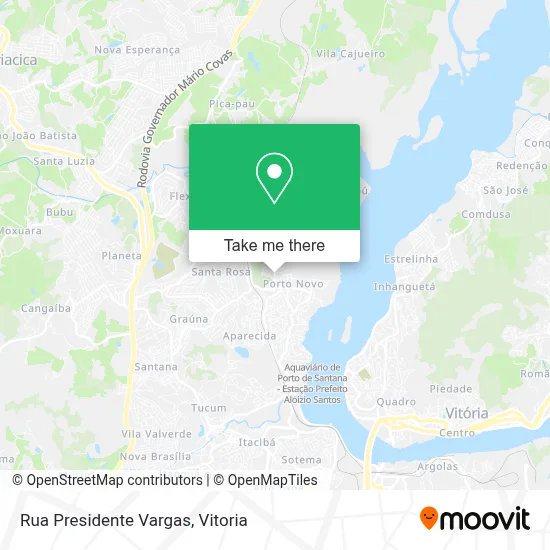 Rua Presidente Vargas map
