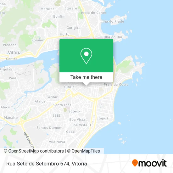 Rua Sete de Setembro 674 map