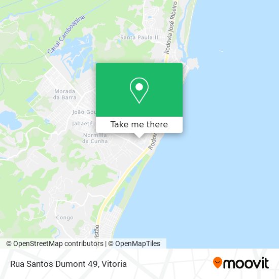 Rua Santos Dumont 49 map