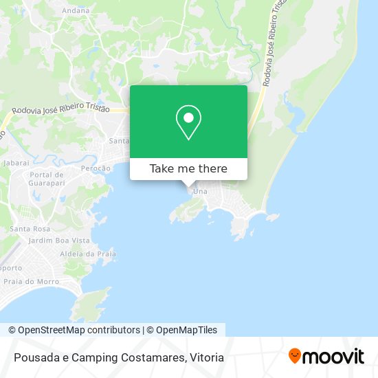Pousada e Camping Costamares map