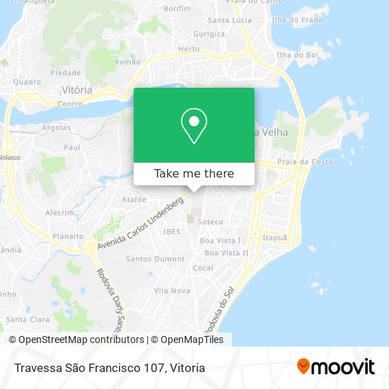 Travessa São Francisco 107 map