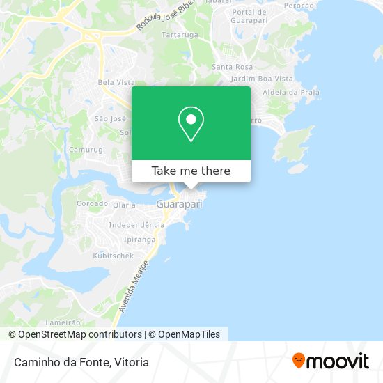 Caminho da Fonte map