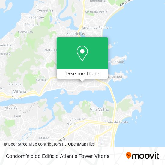 Condomínio do Edificio Atlantis Tower map
