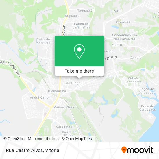 Rua Castro Alves map
